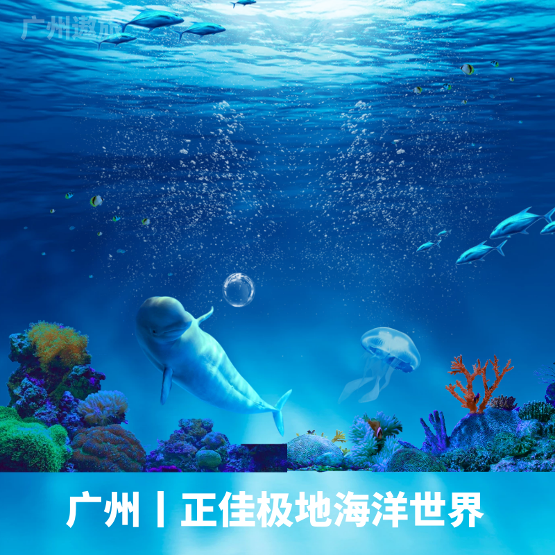 [正佳极地海洋世界-三馆套票]广州正佳海洋馆雨林馆冰雪馆三馆联票