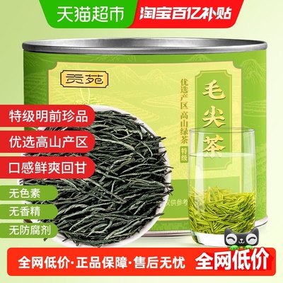 贡苑特级毛尖茶绿茶信阳原产茶叶