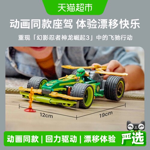 乐高劳埃德威猛拉力赛车炫技