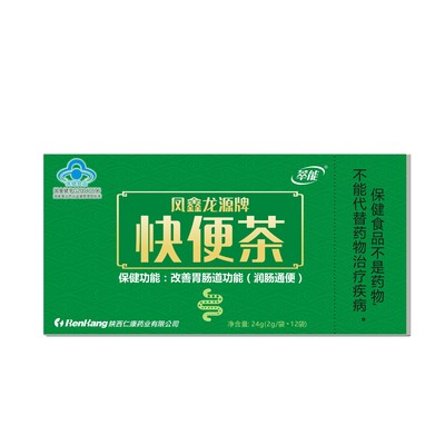 萃能凤鑫龙源牌快便茶2g袋*12袋