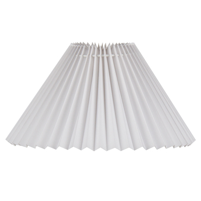 北欧现代下口45cm吊灯Vintage客厅卧室外壳台灯百褶布艺遮光灯罩