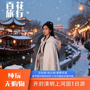 开封清明上河园1日游 | 包公祠/开封府可选 真纯玩 赠送讲解耳机