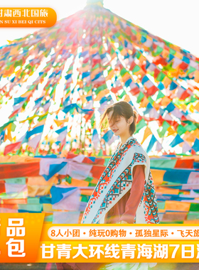 8人小团丨青海旅游青甘大环线青海湖茶卡盐湖莫高窟7天6晚包拼车