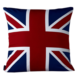 纯棉美式抱枕靠垫沙发床头大靠背飘窗米字旗全棉客厅卧室汽车英伦