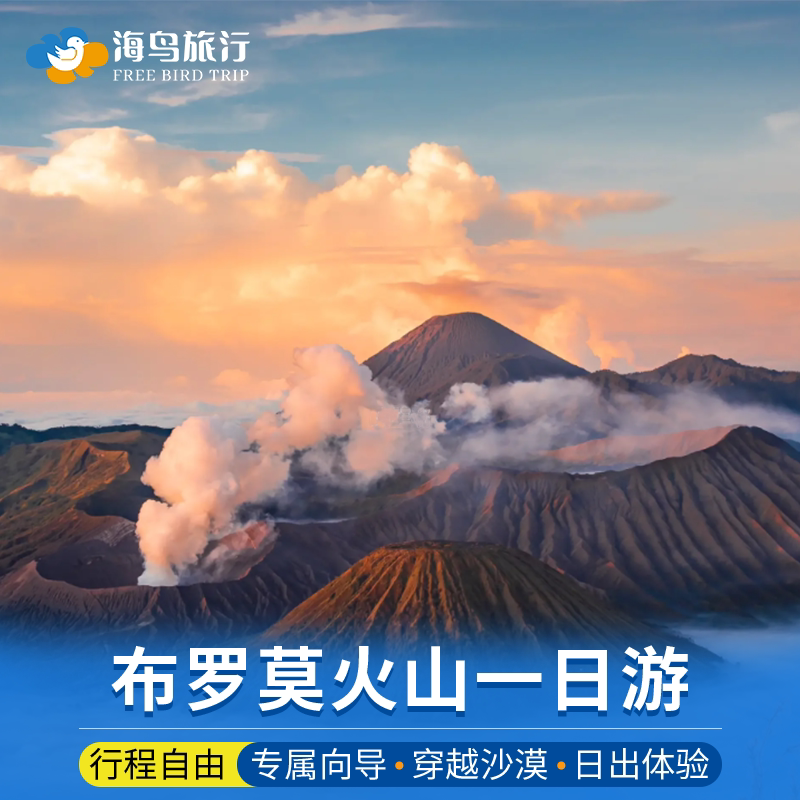 印尼泗水bromo布罗莫火山一日游马达将军瀑布宜珍火山巴厘岛
