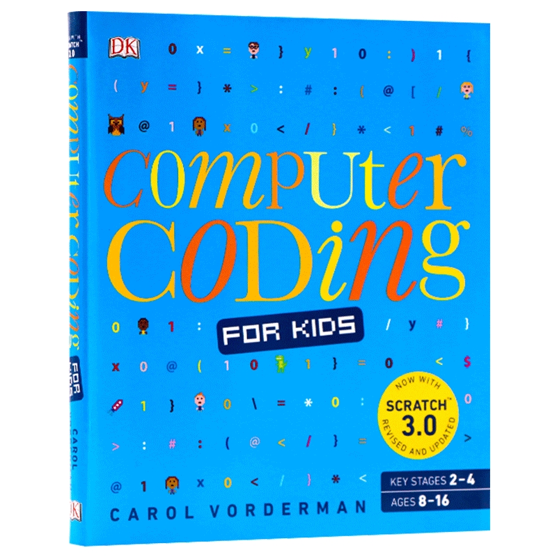 DK儿童编程指南 英文原版 Computer Coding for Kids 零基础学电脑编程指导 英文版少儿科普百科读物 进口原版英语书籍