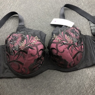 聚拢舒适 超薄立体杯调整型文胸 桑 75D