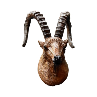 DAME德米车载香熏羱羊汽车香水出风口夹装饰品野山羊摆件车用礼物