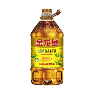 金龙鱼特香菜籽油菜油5L/桶食用油
