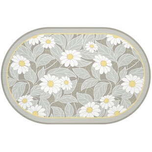 ins风硅藻泥吸水地垫卫生间浴室速干脚垫厕所硅藻土门垫洗漱垫