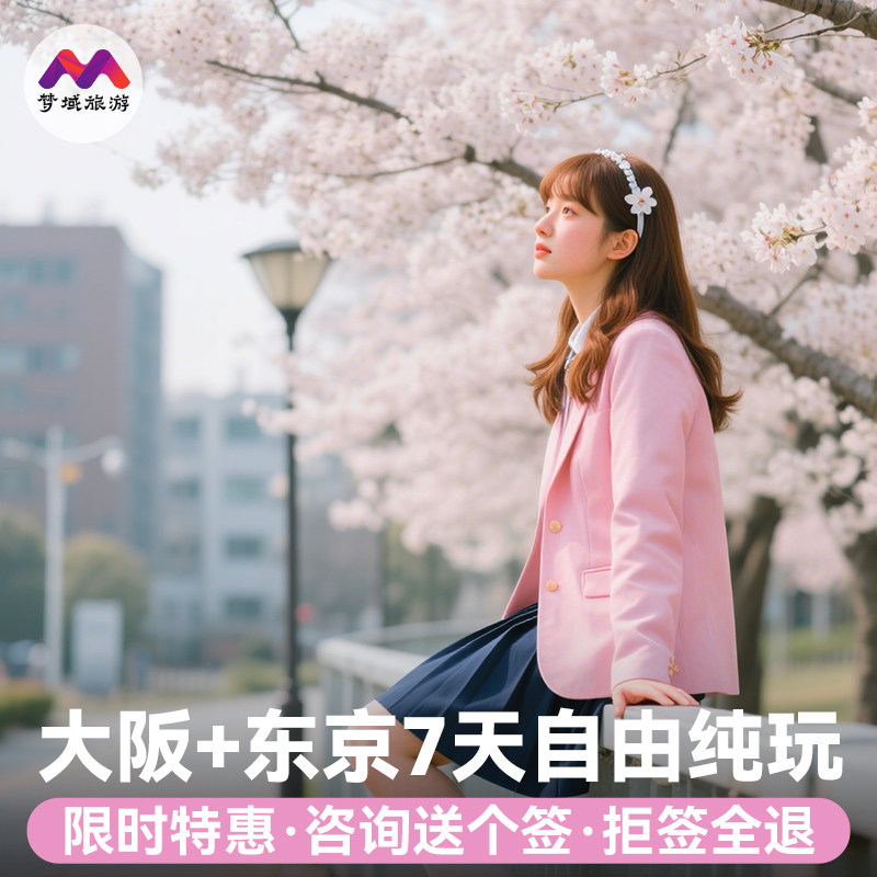 春节有位9人小团日本旅游大阪东京7天半自助游花火大会跟团环球