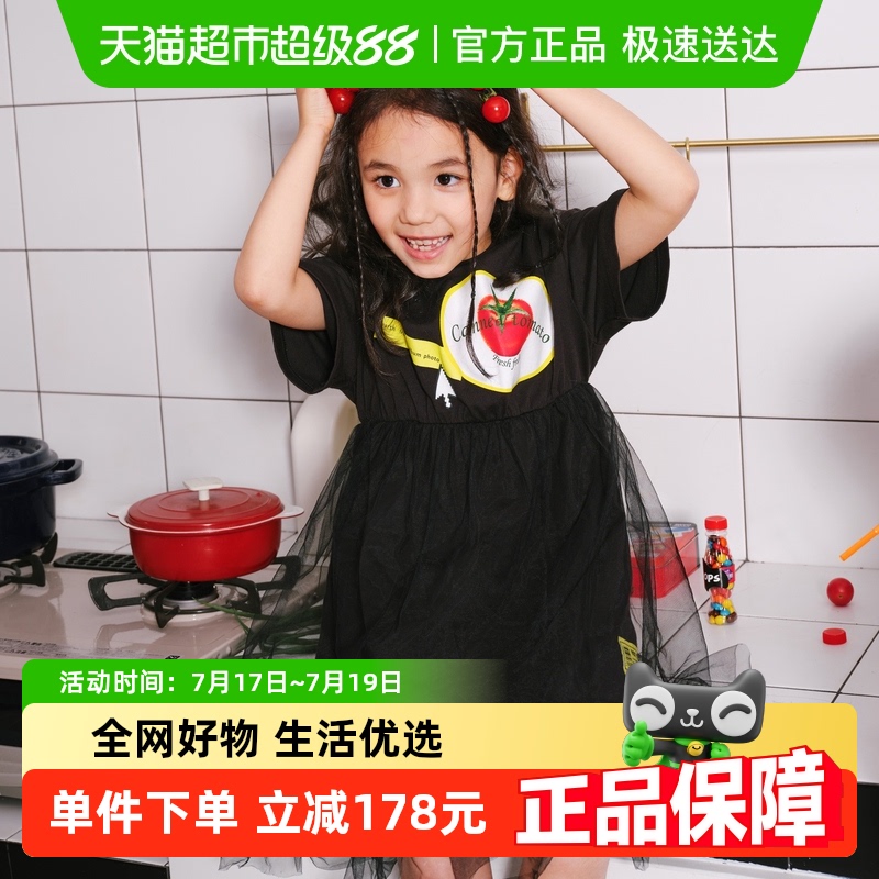 马拉丁商场同款女童短袖连衣裙