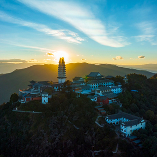 [鸡足山-大门票+索道往返+上段车]单人票