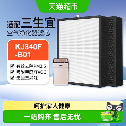 适配三生宜空气净化器KJ840F-B01
