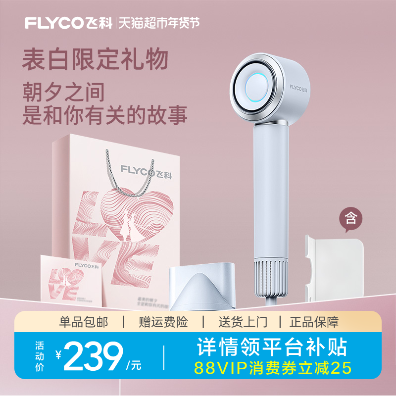 飞科高速吹风机家用负离子护发速干大风力电吹风筒新年礼物FH6371