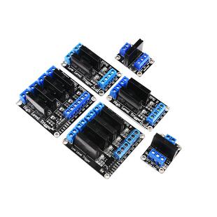 固态继电器5v模块1 2 4路高低触发250V2A直流交流一二四路