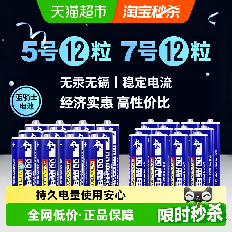 双鹿5号电池儿童安全防护图片
