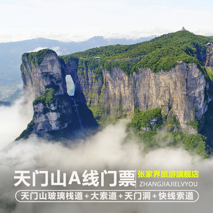[张家界天门山国家森林公园-A线游览套票]天门洞  索道往返