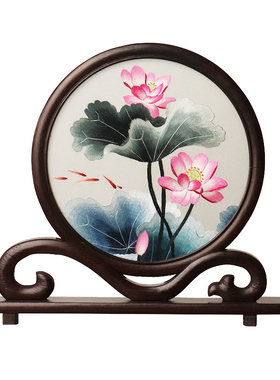 纯手工摆件办公桌新中式