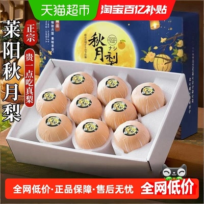 寻天果蔬山东莱阳秋月梨大果礼盒