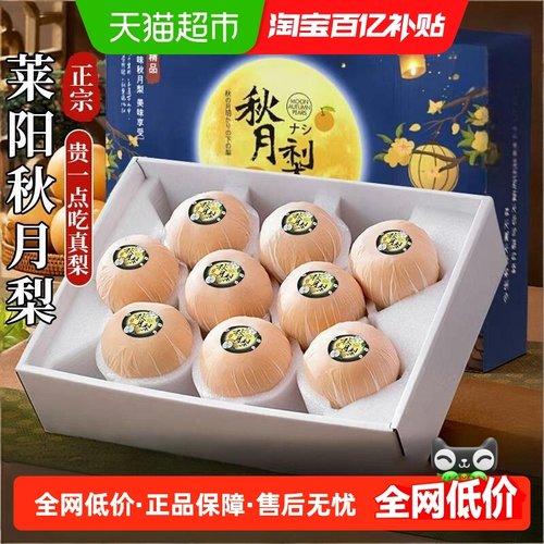 寻天果蔬山东莱阳秋月梨大果礼盒
