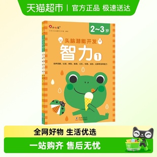 邦臣小红花头脑潜能开发数学智力绘画手工书 6岁幼儿启蒙早教书