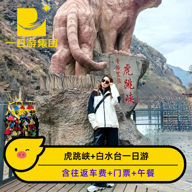[香格里拉虎跳峡-虎跳峡门票+白水台门票+往返接送]虎跳峡门票+白水台门票+独克宗古城往返接送]