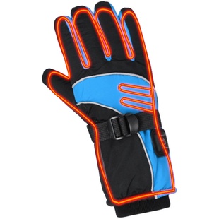 电瓶车电加热手套电动车摩托男女士锂电池充电保暖户外骑行自发热