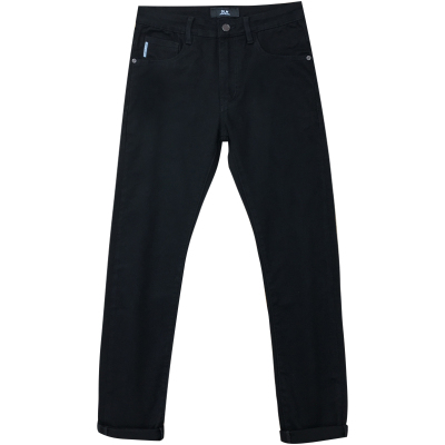 秋冬厚款大码纯黑色商务休闲长裤