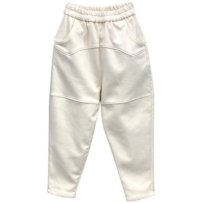 加绒加厚保暖冬季新款高腰老爹裤