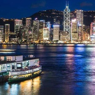 [天星维港游-幻彩咏香江海港游]香港维多利亚港夜景灯光秀夜间航游九龙尖沙咀船票
