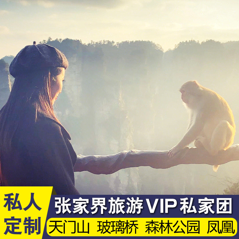 私人定制长沙张家界旅游纯玩3天2晚天门山森林公园凤凰古城自由行