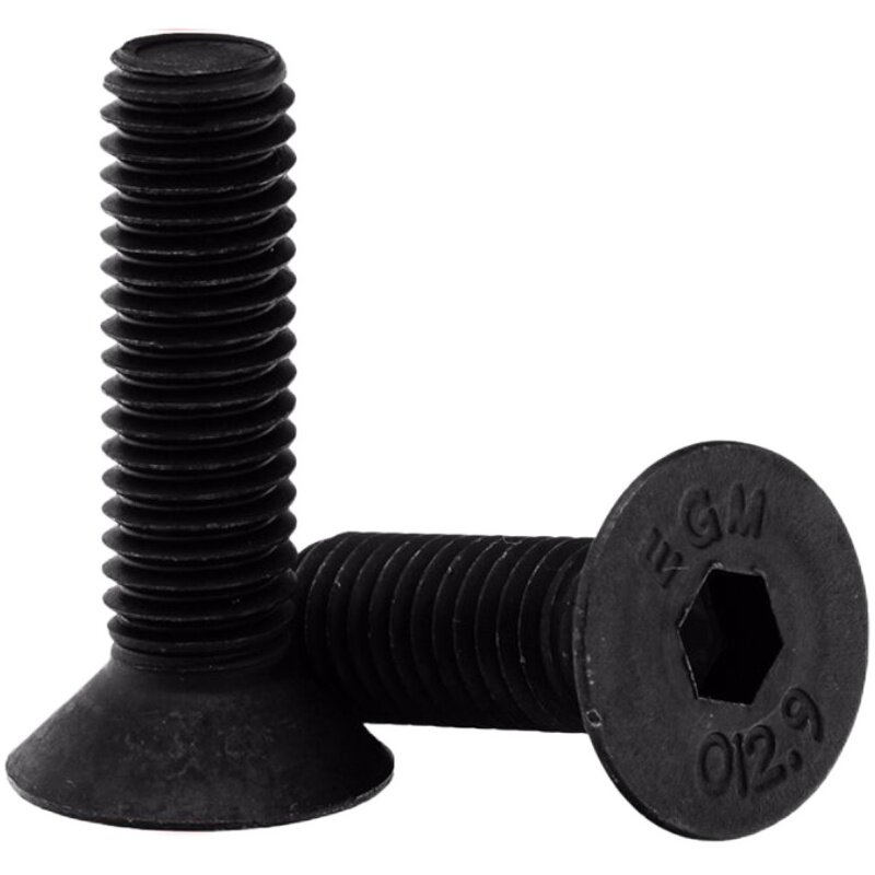 12.9级沉头内六角螺丝钉 平头内6角 平杯-DIN7991 M3M4M5M6M8M10