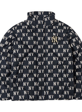 【自营】MLB美职棒男装女装运动休闲外套复古老花羽绒服3ADJM0646