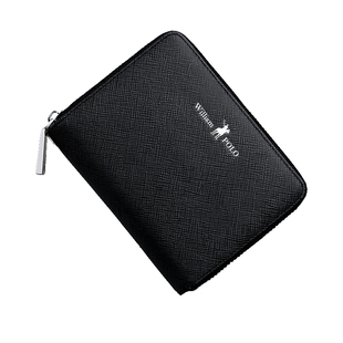 英皇保罗防盗刷多卡位风琴卡包男士真皮大容量驾驶证女式信用卡套