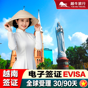 越南·一个月单次入境·移民局网站·越南电子签证30天90天多次旅游商务签加急越南电子签催签落地批文另纸签
