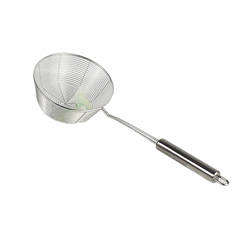 正品德國(guó)笊籬304不銹鋼商用大號(hào)撈面漏網(wǎng)漏勺家用廚房過(guò)濾網(wǎng)撈勺