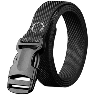 细窄款2.5CM战术腰带男女户外尼龙快速插扣腰带工装休闲帆布裤带