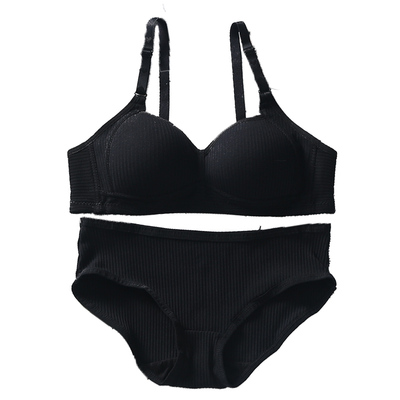 内衣女小胸聚拢无钢圈纯棉质学生