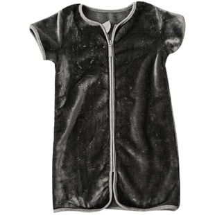 加厚 软绵绵好温暖 儿童短袖绒睡袍 男女童睡袋 防踢马甲被 冬款