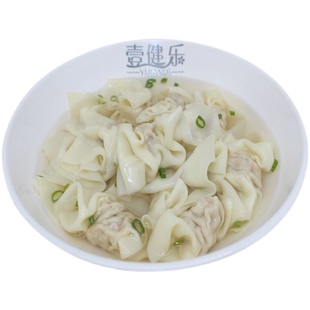 广宁云吞鲜肉生鲜混沌手工爽口水饺速冻馄饨150g*6盒送汤料包早餐