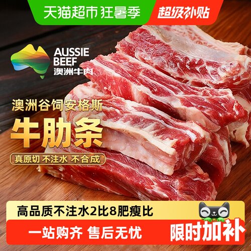 澳洲进口原切安格斯牛肋条牛肉