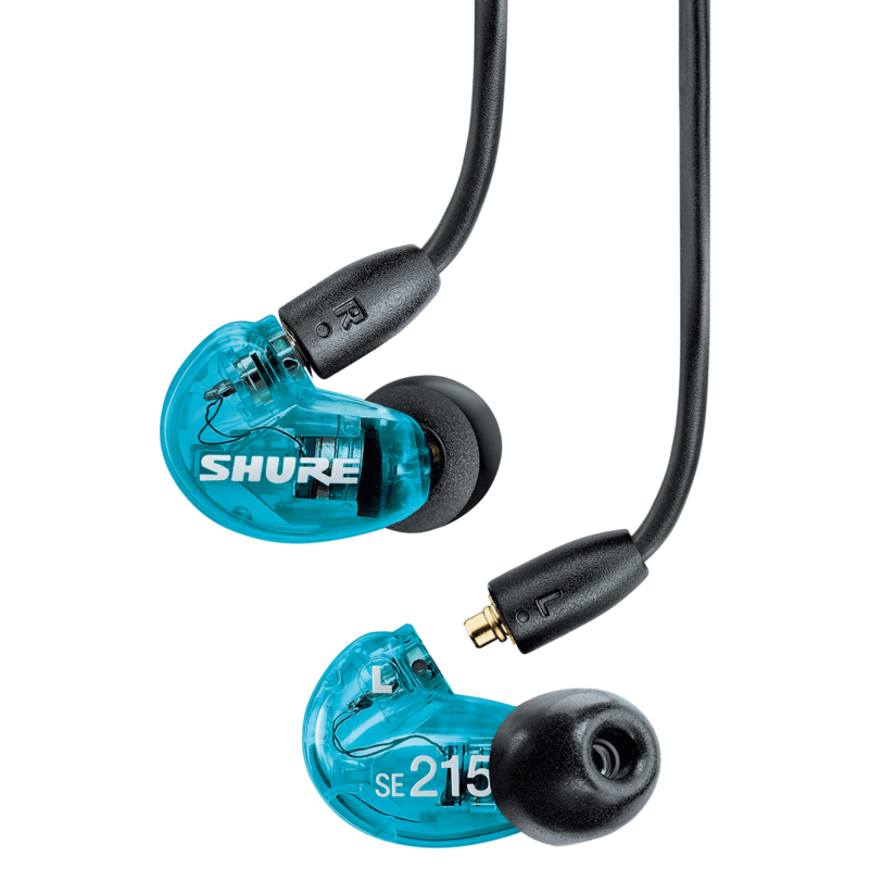 Shure/舒尔 SE215入耳式有线游戏音乐hifi监听线控带麦通话耳机塞