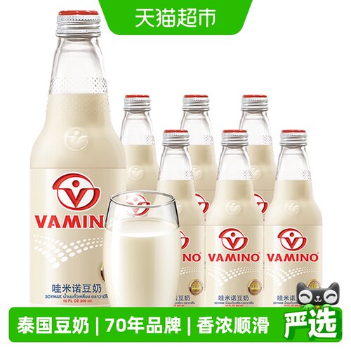 哇米诺原味早餐奶豆奶300ml×6瓶