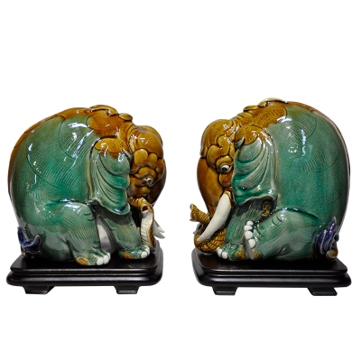 稳如泰山大师中式风美术工艺品