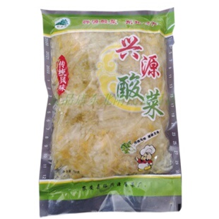 裕兴源酸菜东北大白菜酸菜传统风味炒炖酸菜丝750g/袋一份2袋