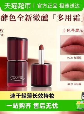Joocyee/酵色正好微醺绒雾多用霜唇泥哑光雾面C23唇釉圣诞礼物