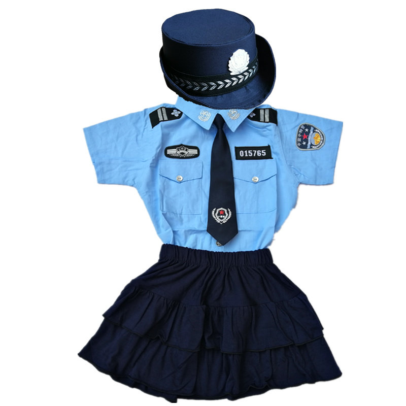六一黑猫警长幼儿园演出服