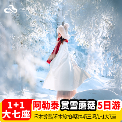 【1+1头等舱+禾木旅拍】新疆阿勒泰旅游5天4晚喀纳斯禾木北疆旅行