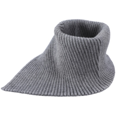 羊绒三角形防寒护颈针织假领子